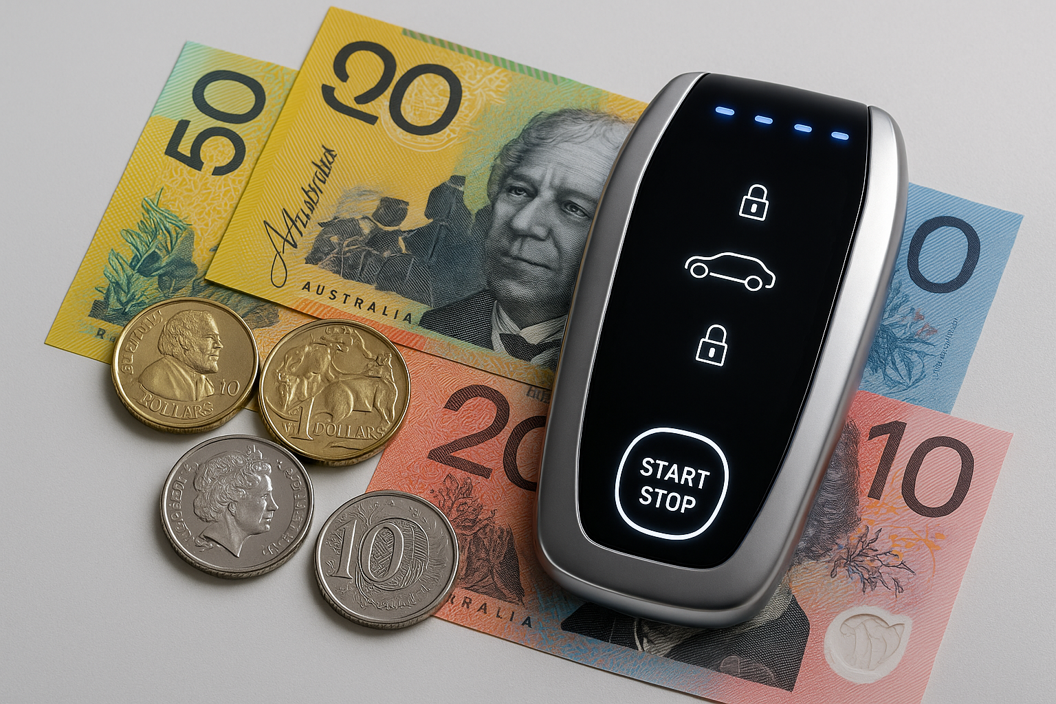make the car key more modern